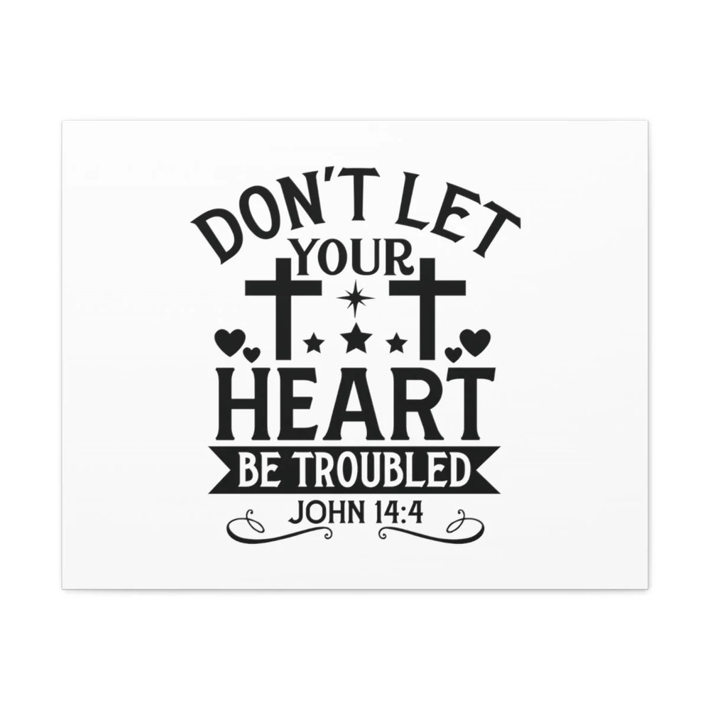 Scripture Walls John 14:4 Your Heart Stars Bible Verse Canvas Christian Wall